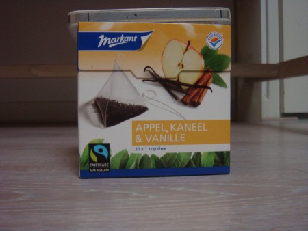 Thee markant vanille appel en kaneel